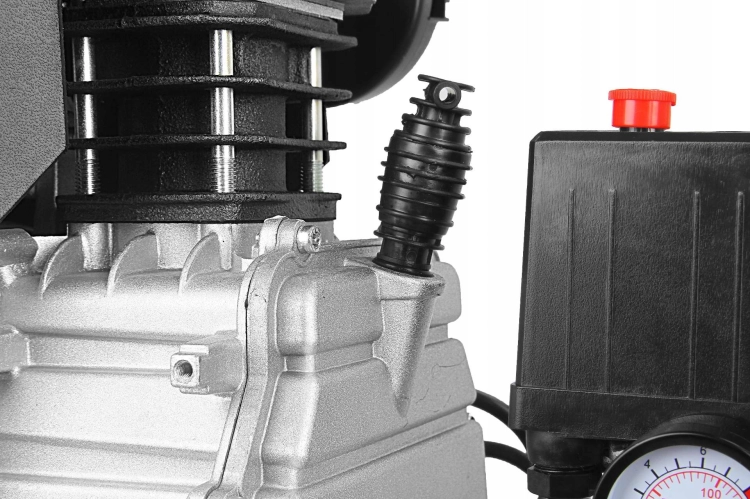 KOMPRESOR OLEJOWY SPRĘŻARKA POWIETRZA 50L 2xMANOMETR 216L/min 230V/50Hz