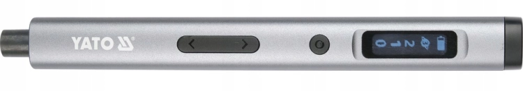 WKRĘTAK PRECYZYJNY AKUMULATOROWY 3,7V LED ZESTAW Z BITAMI 61el. USB-C YATO