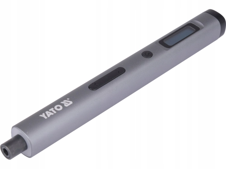 WKRĘTAK PRECYZYJNY AKUMULATOROWY 3,7V LED ZESTAW Z BITAMI 61el. USB-C YATO