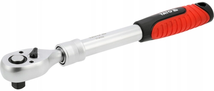 GRZECHOTKA TELESKOPOWA 1/2'' 305-460mm STAL CrV CrMo PRZEDŁUŻANY UCHWYT YATO