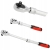 GRZECHOTKA TELESKOPOWA 1/2'' 305-460mm STAL CrV CrMo PRZEDŁUŻANY UCHWYT YATO