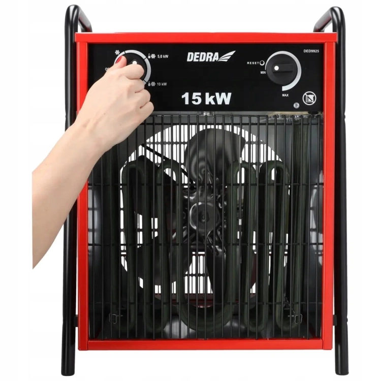 NAGRZEWNICA ELEKTRYCZNA 15KW FARELKA TERMOSTAT REGULACJA TEMPERATURY 400V