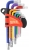 KLUCZE IMBUSOWE ZESTAW KLUCZY TORX SECURITY T10-T50 9EL IMBUSY KRÓTKIE YATO
