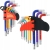 KLUCZE IMBUSOWE ZESTAW KLUCZY TORX SECURITY T10-T50 9EL IMBUSY KRÓTKIE YATO
