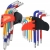 KLUCZE IMBUSOWE ZESTAW KLUCZY TORX SECURITY T10-T50 9EL IMBUSY KRÓTKIE YATO