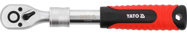 GRZECHOTKA TELESKOPOWA 3/8'' 230-330MM STAL CrV CrMo PRZEDŁUŻANY UCHWYT YATO