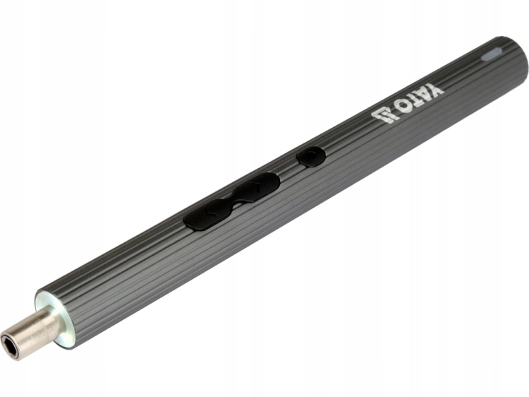 WKRĘTAK PRECYZYJNY AKUMULATOROWY 3,7V ZESTAW Z BITAMI 50el. USB-C LED YATO