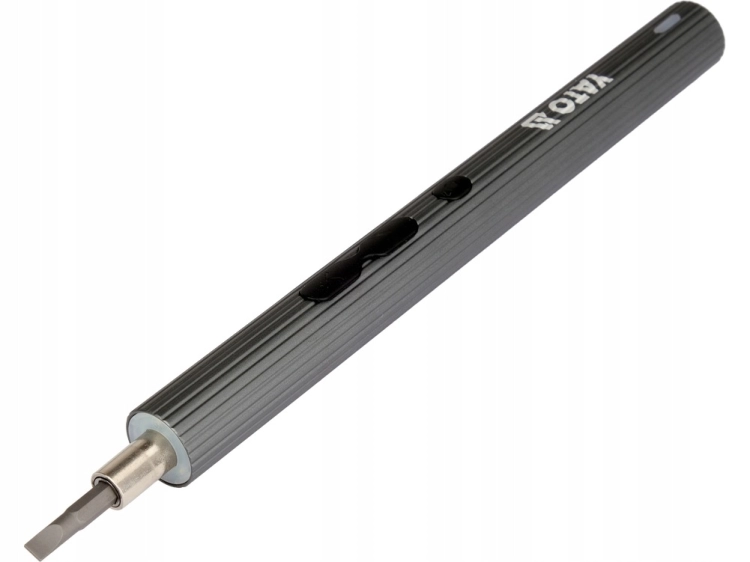 WKRĘTAK PRECYZYJNY AKUMULATOROWY 3,7V ZESTAW Z BITAMI 50el. USB-C LED YATO