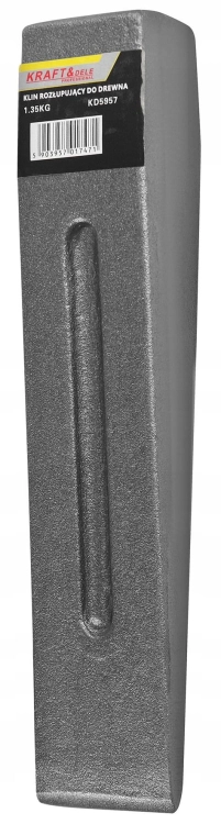 KLIN DO ROZŁUPYWANIA ŁUPANIA DREWNA DRZEWA OPAŁU STALOWY KOŁEK 1,35 KG 5957