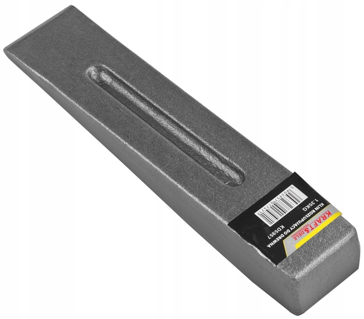 KLIN DO ROZŁUPYWANIA ŁUPANIA DREWNA DRZEWA OPAŁU STALOWY KOŁEK 1,35 KG 5957