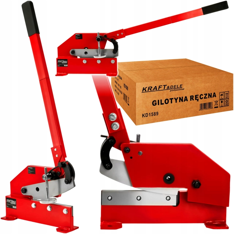 GILOTYNA RĘCZNA NOŻYCE DŹWIGNIOWE DO BLACHY PRĘTÓW 200mm KRAFT&amp;DELE KD1589