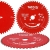 TARCZA DO CIĘCIA LAMINATU DREWNA TCT PTFE 165mm/20mm 48T WĘGLIK WOLFRAMU
