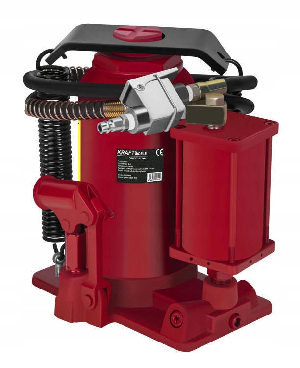 PODNOŚNIK HYDRAULICZNO PNEUMATYCZNY SŁUPKOWY LEWAREK 20T 51cm DO KOMPRESORA