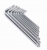 KRAFT&amp;DELE ZESTAW IMBUSÓW TORX 9 EL. DŁUGIE KLUCZE T10-T50 CrV KD11933