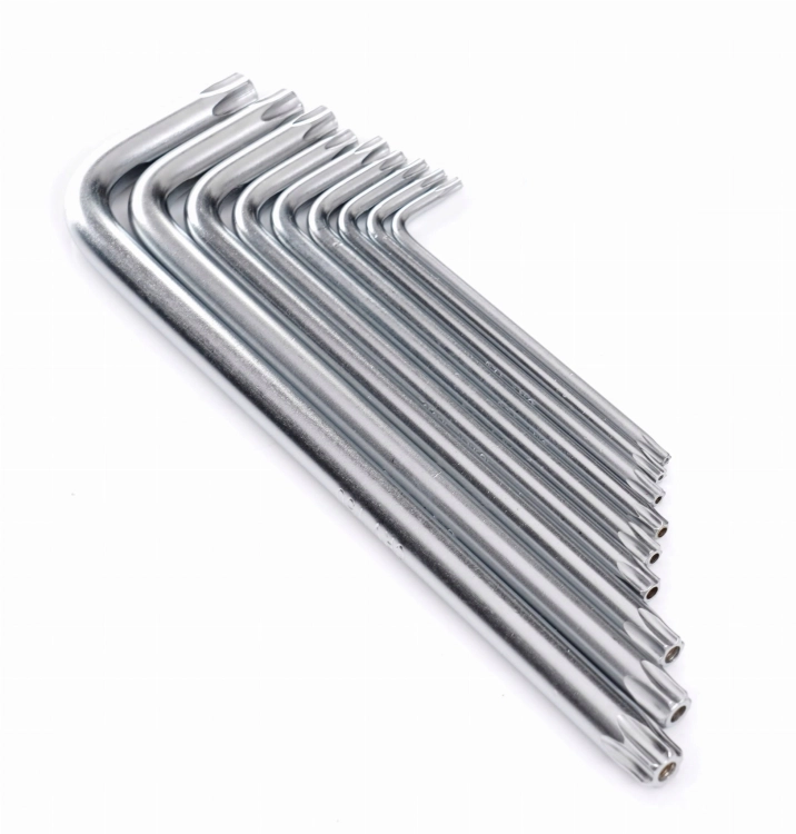 KRAFT&amp;DELE ZESTAW IMBUSÓW TORX 9 EL. DŁUGIE KLUCZE T10-T50 CrV KD11933
