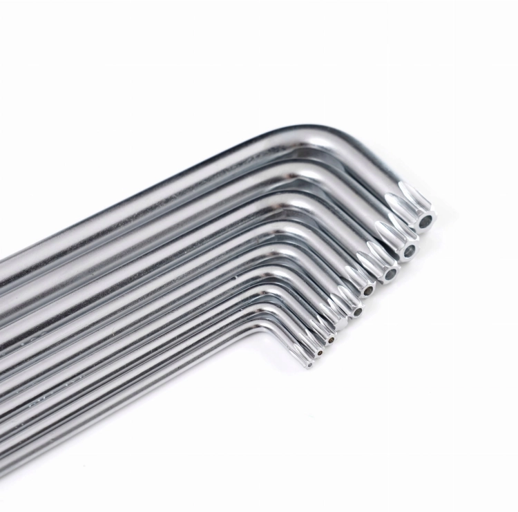 KRAFT&amp;DELE ZESTAW IMBUSÓW TORX 9 EL. DŁUGIE KLUCZE T10-T50 CrV KD11933