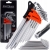 KRAFT&amp;DELE ZESTAW IMBUSÓW TORX 9 EL. DŁUGIE KLUCZE T10-T50 CrV KD11933