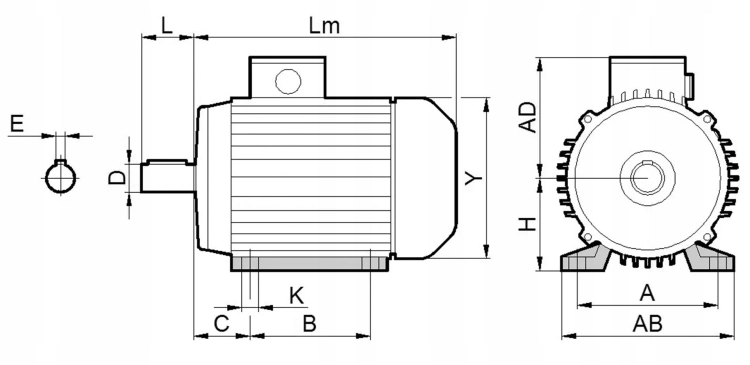 GEKO SILNIK ELEKTRYCZNY 2.2KW/3KM 13,6A 230V 2800 OBR./MIN 1 FAZOWY G80361