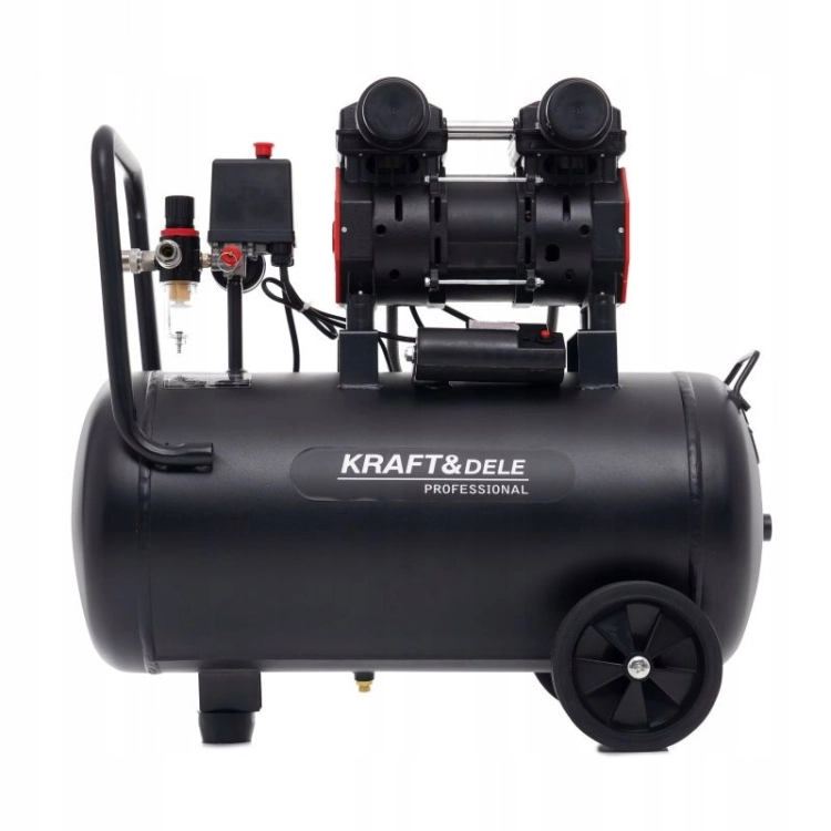 KRAFT&amp;DELE KOMPRESOR BEZOLEJOWY SPRĘŻARKA WARSZTATOWA 50L 1500W 8BAR KD1386