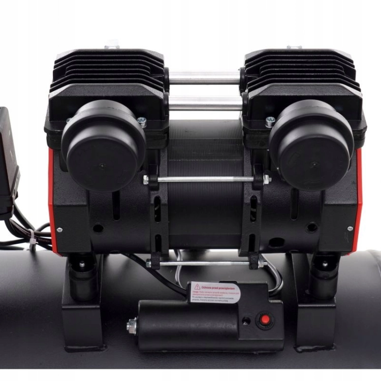 KRAFT&amp;DELE KOMPRESOR BEZOLEJOWY SPRĘŻARKA WARSZTATOWA 50L 1500W 8BAR KD1386