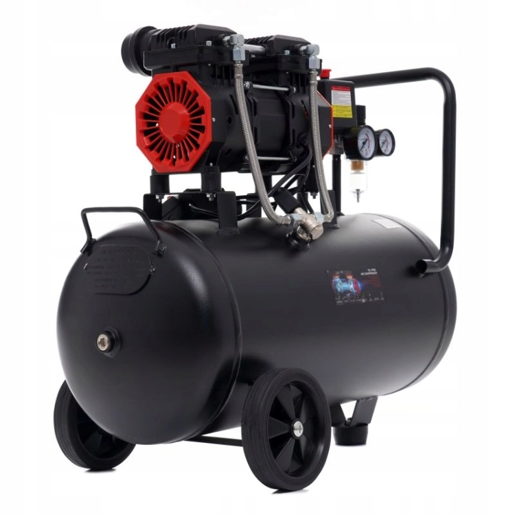 KRAFT&amp;DELE KOMPRESOR BEZOLEJOWY SPRĘŻARKA WARSZTATOWA 50L 1500W 8BAR KD1386