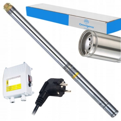 OMNIGENA POMPA GŁĘBINOWA 3T46 1100W 230V + PUSZKA ROZRUCHOWA KABEL 1,5M