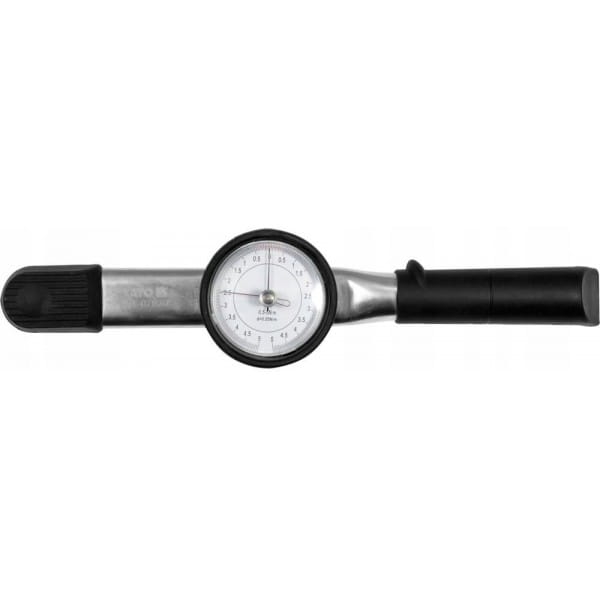 YATO KLUCZ DYNAMOMETRYCZNY 1/4" 0-5NM ZEGAROWY STALOWY W WALIZCE YT-07830
