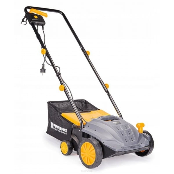 AERATOR WERTYKULATOR ELEKTRYCZNY Z KOSZEM 3W1 2550W WAŁKI 38CM +PRZEDŁUŻACZ