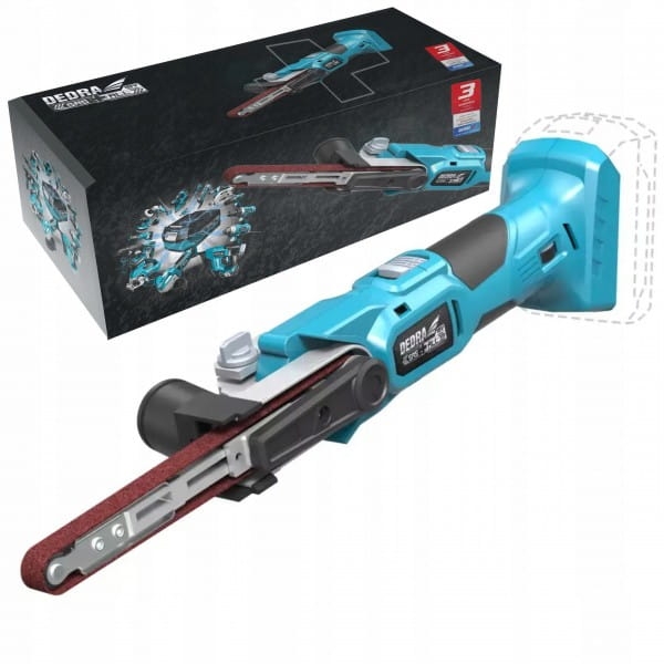 DEDRA DED6917 PILNIK TAŚMOWY SZLIFIERKA AKUMULATOROWA 457MM X 13MM 18V +5AH