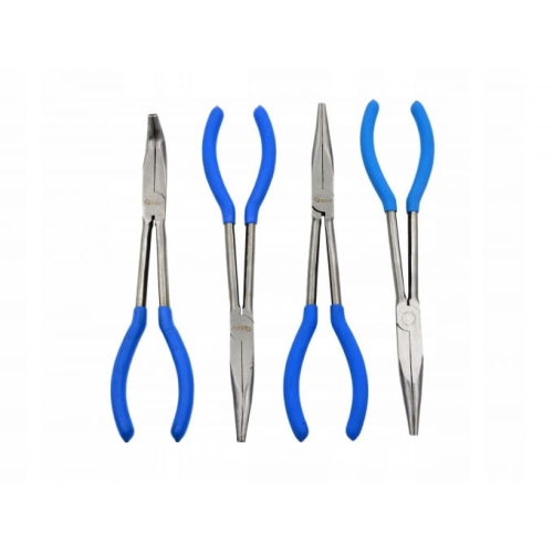 ZESTAW SZCZYPIEC DŁUGICH, WYDŁUŻONE 280mm CrV 4szt