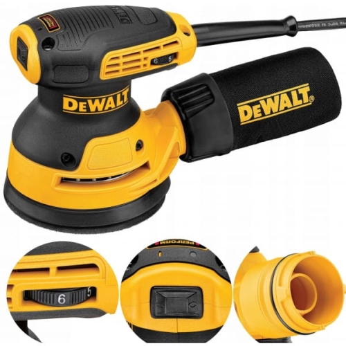 SZLIFIERKA MIMOŚRODOWA DEWALT DWE6423 125MM 280W