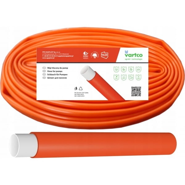 WĄŻ TŁOCZNY DO POMP ZANURZENIOWY 10MB 25MM 1"