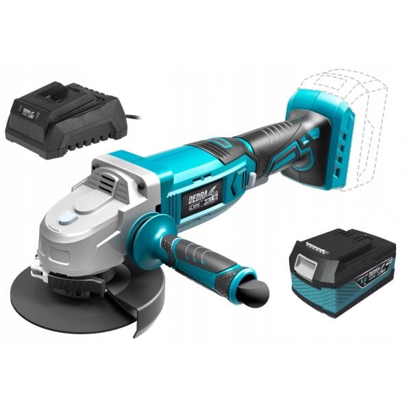 DEDRA DED7051 SZLIFIERKA KĄTOWA AKUMULATOROWA LI-ION 18V +ŁADOWARKA +5AH