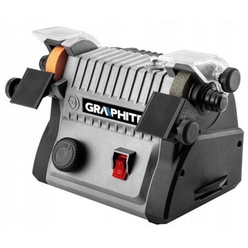 GRAPHITE SZLIFIERKA STOŁOWA AKUMULATOROWA 3W1 +2AH