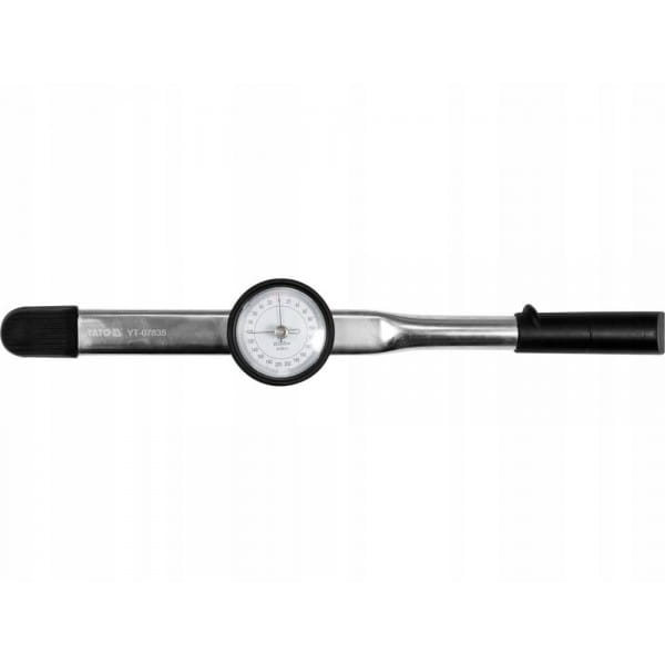 YATO KLUCZ DYNAMOMETRYCZNY ZE STALI 1/2" 0-200NM ZEGAROWY WALIZKA YT-07835