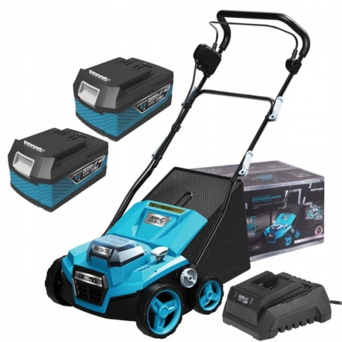 DEDRA WERTYKULATOR AERATOR 18V BEZSZCZOTKOWY 2X5AH