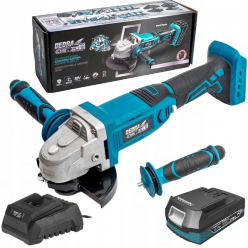 DEDRA SZLIFIERKA KĄTOWA LI-ION 18V DED7051 + 2AH