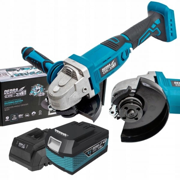 DEDRA DED7051 SZLIFIERKA KĄTOWA AKUMULATOROWA LI-ION 18V +ŁADOWARKA +5AH