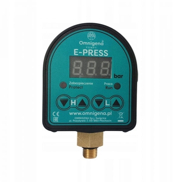 OMNIGENA STEROWNIK WŁĄCZNIK E-PRESS AUTOMATYCZNY 2 X KABLE 40/45CM 10 BAR