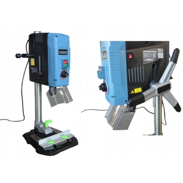 WIERTARKA STOŁOWA + LASER + WYŚWIETLACZ LCD 2000W 13MM WIERCI METAL DREWNO
