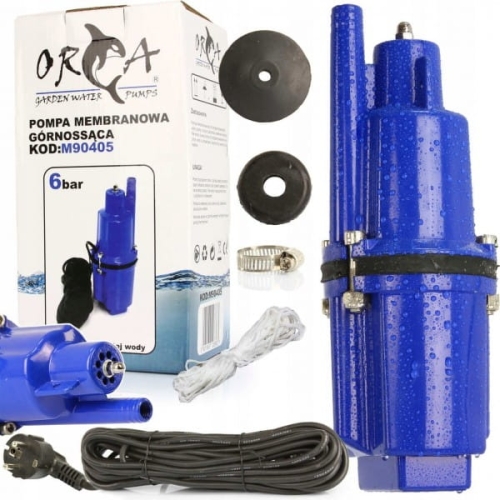 MAR-POL POMPA GŁĘBINOWA MEMBRANOWA ORCA 460W DO WODY CZYSTEJ STUDNI M90405
