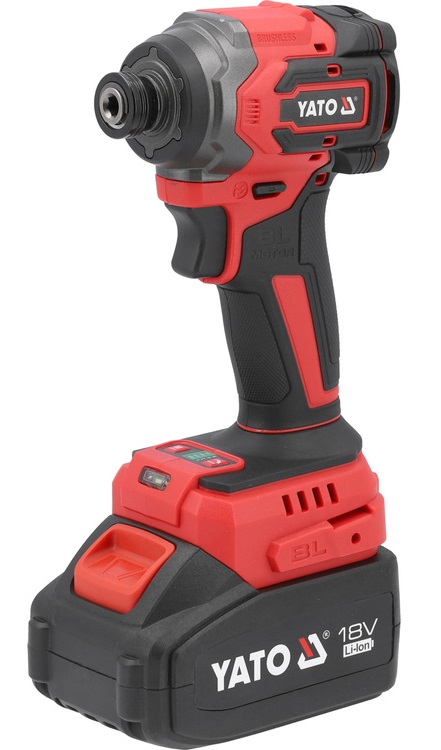 YATO ZAKRĘTARKA UDAROWA AKUMULATOROWA BEZSZCZOTKOWA 18V 4,0Ah 230NM 1/4''