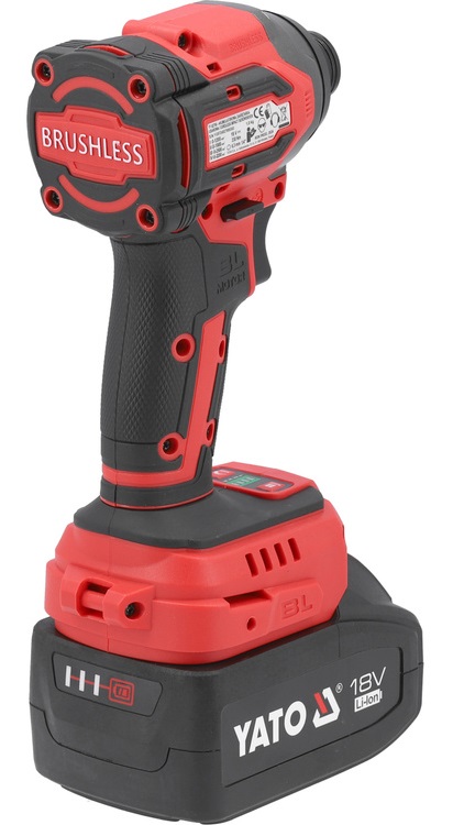 YATO ZAKRĘTARKA UDAROWA AKUMULATOROWA BEZSZCZOTKOWA 18V 4,0Ah 230NM 1/4''