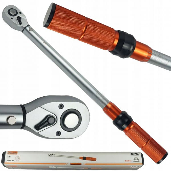 RICHMANN KLUCZ DYNAMOMETRYCZNY DWUKIERUNKOWY 19-110NM 3/8 KALIBRACJA C8213