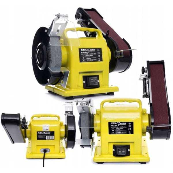 SZLIFIERKA STOŁOWA KAMIENIOWA TAŚMOWA TARCZOWA KAMIEŃ 1800W 230V KD545 2W1