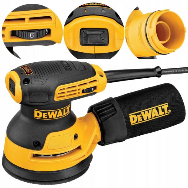 SZLIFIERKA MIMOŚRODOWA DEWALT DWE6423 125MM 280W