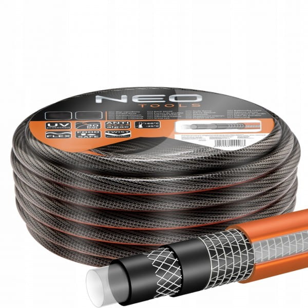 NEO WĄŻ OGRODOWY 6-WARSTWOWY 30BAR 3/4'' 30M PROFI