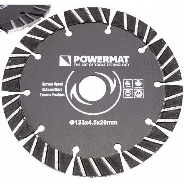 TARCZA DIAMENTOWA DO BRUZDOWNICY PIŁA 133 MM BETON PM-TDB-133x4,5x20 PM1009