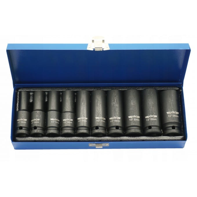 NASADKI UDAROWE DŁUGIE NASADOWE 1/2 10-24mm ADLER