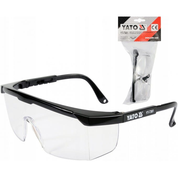 OKULARY OCHRONNE PRZECIWODPRYSKOWE GOGLE BHP YATO